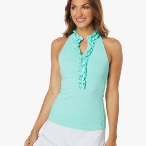 Lilly Pulitzer Lakelyn Ruffle Bra Polo XS NWT